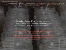 Tablet Screenshot of mosleylaneformerchants.com